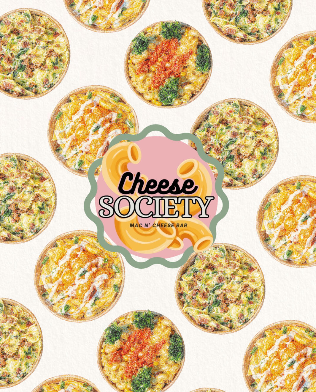 Mac and cheese (the logo is not my work)